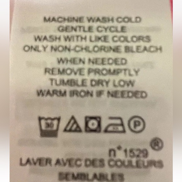 Lauren Ralph Lauren Womens Sz L Pink V-Neck Cuffed Elbow Short Sleeve Tee Top - Picture 5 of 5